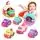 pull back car set with platform (6 pcs)-უკან დასაწევი მანქანების ნაკრები პლატფორმით (6 ცალი), 2 image