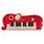Elephant Red Piano With 25-Key And Light - სათამაშო პიანინო 25 კლავიშით, 2 image