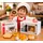 Wooden Toy Microwave Oven  - სათამაშო ხის მიკროტალღური ღუმელი აქსესუარებით
