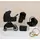 KikkaBoo Tiffany 4in1 Black With Extendable Car Seat - საბავშვო ეტლის კომპლექტი, 2 image