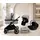 KikkaBoo Tiffany 4in1 Light Grey With Extendable Car Seat - საბავშვო ეტლის კომპლექტი, 2 image