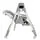 Moni High chair and swing with a gift Fuji grey - ტრანსფორმერი სკამ-მაგიდა/ელექტრო შეზლონგი, 17 image