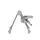 Moni High chair Rico grey - საკვები სკამ-მაგიდა, 10 image