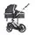 KikkaBoo Darling Dark Grey 3in1 2024 With I-Size Car Seat  საბავშვო ეტლის კომპლექტი + საჩუქარი ელექტრო შეზლონგი, 7 image