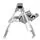 Moni High chair and swing with a gift Fuji grey - ტრანსფორმერი სკამ-მაგიდა/ელექტრო შეზლონგი, 17 image