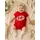 KitKat Romper Red - ჩვილის რომპერი, 2 image