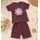 Flower 2 In 1 Set Burgundy - საბავშვო ორეული