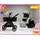 KikkaBoo Ava 3in1 Beige - საბავშვო ეტლის კომპლექტი