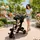 Wonder Tricycle Black With Light And Sound - სასეირნო ველო-ეტლი, 2 image