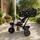 Wonder Tricycle Black With Light And Sound - სასეირნო ველო-ეტლი, 5 image
