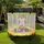 Metal & Plastic Trampoline 140 cm Orange  - ბატუტი