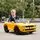 Dodge Challenger Car Yellow With Eva Wheels - ელექტრო მანქანა კაუჩუკის საბურავებით