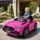 Mercedes Benz Racing Car Rose Red - ელექტრო მანქანა, 6 image