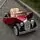 Rolls Royce Vintage Style Car Painted Red - ელექტრო მანქანა, 18 image