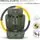 KikkaBoo 76-150 cm i-Pass i-Sizde Army Green - მანქანის სავარძელი (ქარსითი), 2 image