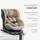 KikkaBoo i-Twist i-Size 2026 Sand - მანქანის სავარძელი (ქარსითი), 5 image