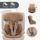 KikkaBoo 76-150 cm i-Flow Mocha - მანქანის სავარძელი (ქარსითი), 5 image
