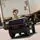 Land Cruiser Toyota Prado Black - ელექტრო მანქანა, 8 image