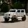 Mercedes Off Road Car White With Eva Wheels - ელექტრო მანქანა კაუჩუკის საბურავებით, 2 image