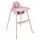 KikkaBoo Highchair 2in1 Oaty Pink - საკვები სკამ-მაგიდა