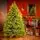 Christmas Tree With Lights  - საახალწლო ნაძვის ხე შერეული სილიკონის წიწვებით და განათებით 240 CM (OT2335)