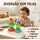 Hi Pando Educational Toy with Wooden Gears Stacking - ხის განსავითარებელი სათამაშო, 2 image