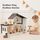 Wooden Dollhouse With Accessories - სათამაშო ხის სახლი, 3 image
