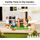 Wooden Dollhouse With Accessories - სათამაშო ხის სახლი, 2 image