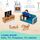 Wooden Dollhouse Accessories and Furniture - ხის სათამაშო სახლის აქსესუარები და ავეჯი, 4 image
