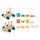 Tooky Toys Wooden Stacking Train - ხის განსავითარებელი სათამაშო მატარებელი, 3 image