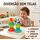 Hi Pando Educational Toy with Wooden Gears Stacking - ხის განსავითარებელი სათამაშო, 2 image