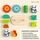 Hi Pando Educational Toy with Wooden Gears Stacking - ხის განსავითარებელი სათამაშო, 5 image
