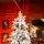 Snow-Covered Christmas Tree With Pine Cones საახალწლო ნაძვის ხე დათოვლილი ტოტებით და გირჩით 210 სმ (OT2083), 2 image