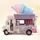 Ice Cream Pull Back Truck - სათამაშო მექანიკური მანქანა, 4 image
