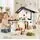 Wooden Dollhouse With Accessories - სათამაშო ხის სახლი