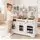Wooden Play Kitchen Set White - საბავშვო ხის სამზარეულო