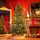 Christmas Tree With Mixed Silicone Needles, Lights, Pine Cones And Berries PE+PVC 210 CM  - ნაძვის ხე შერეული სილიკონის წიწვებით განათებით,გირჩით და კენკრით