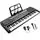 61-Key Electronic Keyboard with Microphone and Music Holder - სათამაშო ელექტრო პიანინო მიკროფონით და ნოტების დასადებით, 3 image