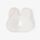 KikkaBoo Memory foam ergonomic pillow Bunny Airknit White ერგონომიული ბალიში ახალშობილისთვის