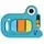 Moni Baby Walker Zizzy Petrol - ჭოჭინა, 6 image