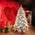 Angel Glow Christmas Tree 210 CM With Pine Cones And Lights, PE + PVC Snow-Covered ნაძვის ხე სილიკონის შერეული ტოტებით, გირჩით და განათებით