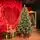 Christmas Tree 210 CM With Pine Cones, Berries And Lights საახალწლო ნაძვის ხე სილიკონის წიწვებით და განათებით