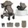 Moni Baby Stroller Lara 3in1 Beige - საბავშვო ტრანსფორმერი ეტლი