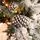 Snowy Whisper Christmas Tree 210 CM With Pine Cones And Lights PE + PVC Snow-Covered - დათოვლილი ნაძვის ხე შერეული სილიკონის წიწვებით, გირჩით და განათებით, 6 image