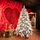 Christmas Tree 210 CM With Pine Cones And Lights, PE + PVC Snow-Covered ნაძვის ხე სილიკონის შერეული ტოტებით, გირჩით და განათებით