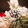 Christmas Tree 210 CM With Pine Cones And Lights PE + PVC Snow-Covered - დათოვლილი ნაძვის ხე შერეული სილიკონის წიწვებით, გირჩით და განათებით, 4 image