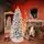 Snowcrest Christmas Tree  210 CM With Colorful Lights - დათოვლილი ნაძვის ხე ფერადი განათებით და შერეული სილიკონის წიწვით