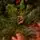 Winter Pearl Christmas Tree 210 CM With Pine Cones And Berries - ნაძვის ხე გირჩით და კენკრით, 12 image