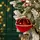 Sparkling Red Hanging Decoration - ნაძვის ხის სათამაშო