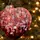 Red Crystal Cascade Heart Hanging Decoration - ნაძვის ხის სათამაშო, 2 image